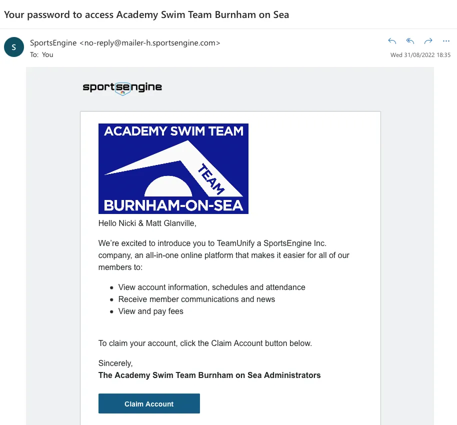 Email Example